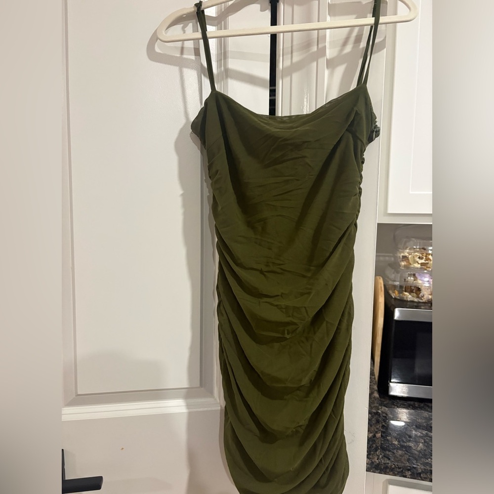 Princess Polly Olive Mini Dress